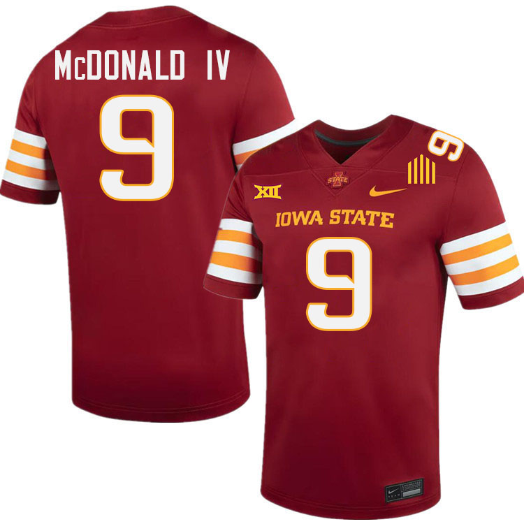 Will McDonald IV Jersey,Iowa State Cyclones #9 Will McDonald IV College Jersey Youth-Cardinal